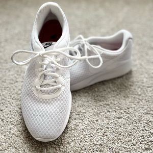 White Nike Athletic Shoes
